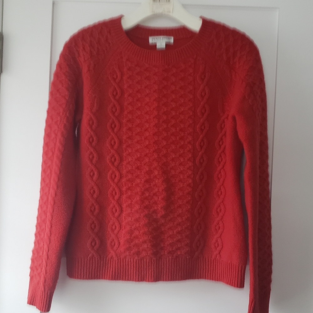 Pendleton Geometric Knit Sweater - image 1